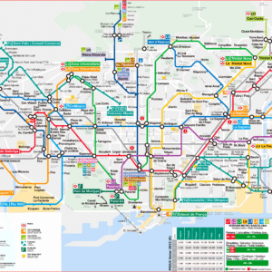 BILHETES PARA NOS PERDER NO METRÔ DE BARCELONA E NOS ACHAR NO POR DO SOL
